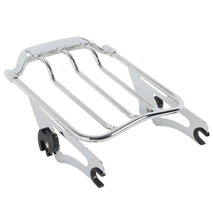 Chrome Two Up Luggage Rack for Harley Touring FLHR FLTR (2009–2026)
