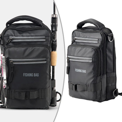 Fishing Sling Bag Rod Holders Backpack - Easy Carry