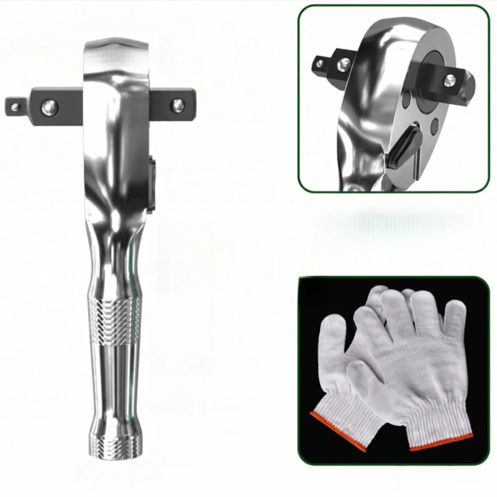 Ratchet Wrench Set 72 Tooth 1/4 3/8 1/2 Drive for CRV (2017–2022)