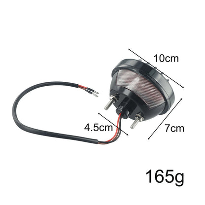 Round Motorcycle Tail Light for Cruiser (Universal Fit)