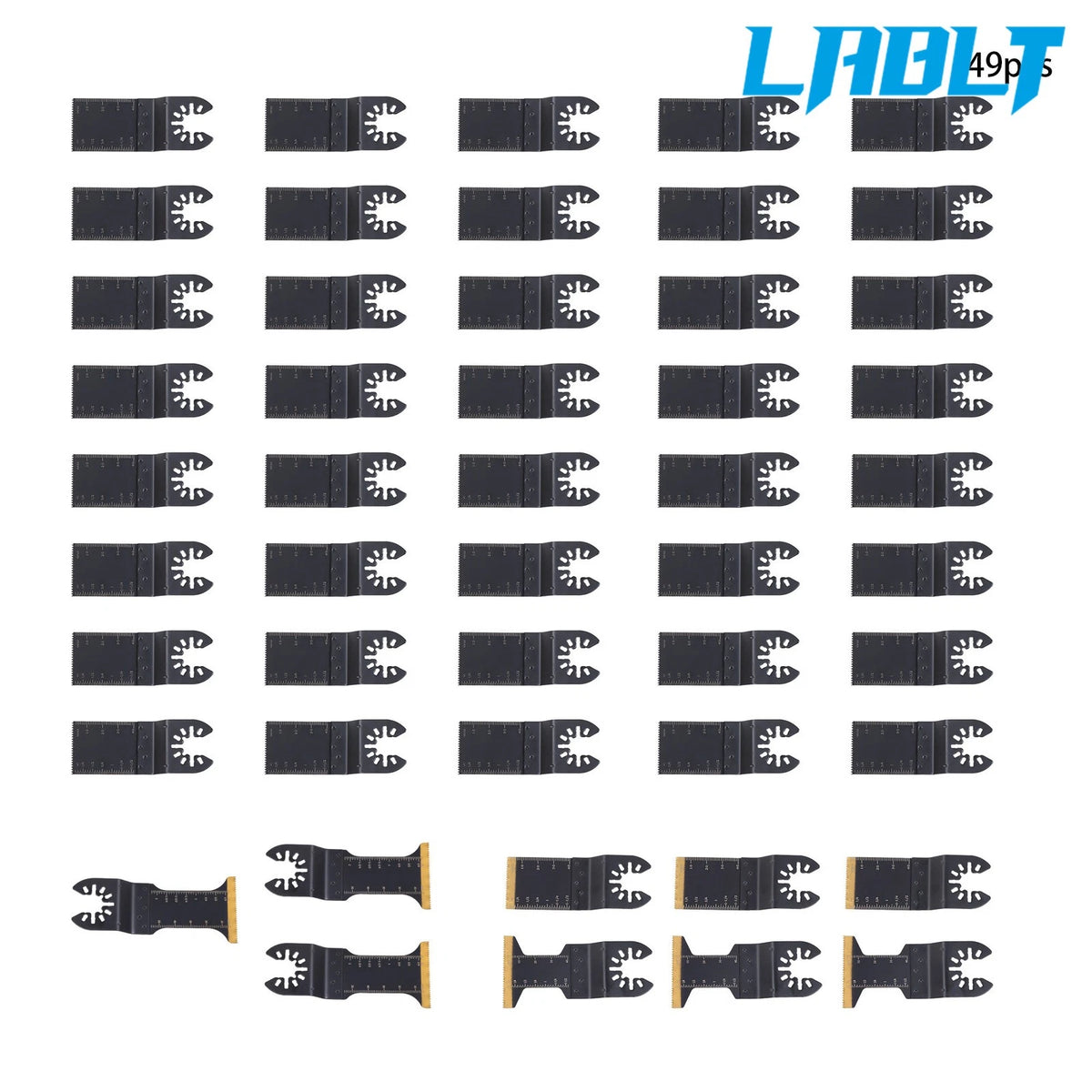 49Pcs Universal Oscillating Tool Blades for (Universal)