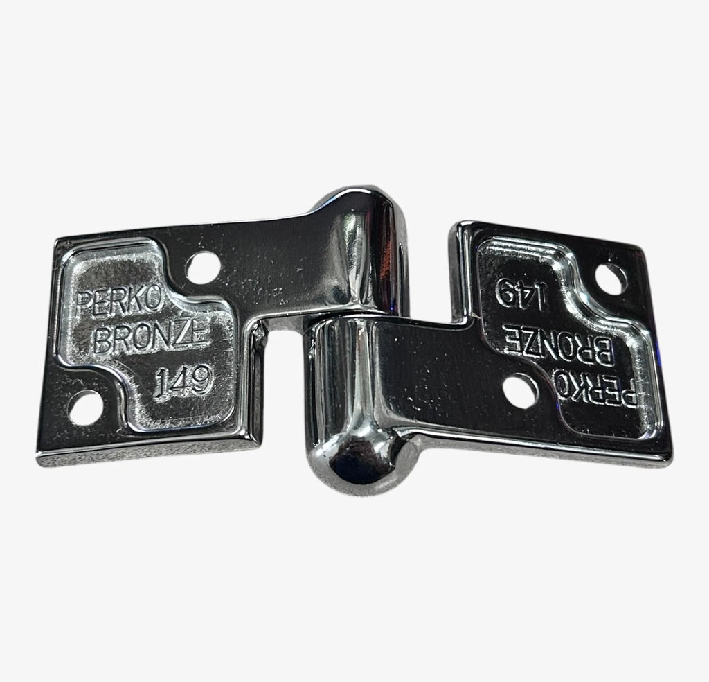 Chrome Plated Bronze Left Hand Pull Apart Hinge for Perko 0149DP0CHR (3 3/4'' x 2'')