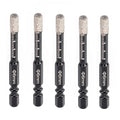5X Hex Handle Vacuum Brazed Diamond Dry Drill Bits for Automotive Use