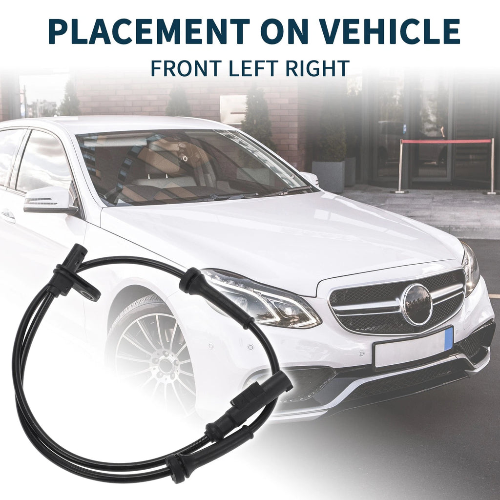2pcs Front Side ABS Wheel Speed Sensor for Smart Fortwo (2007–2014) No.A4515400217
