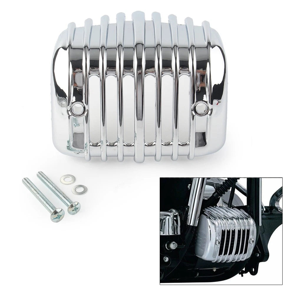 Chrome Voltage Regulator Cover for Harley Softail FXS FXSB FLSTSB FXSTC (2011–2023)