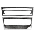 Carbon Fiber Console CD Panel Cover Trim for BMW 3 Series E90 E92 E93 (2005–2012)