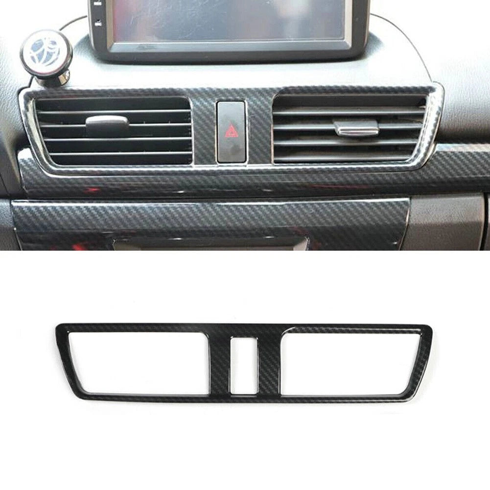 Carbon Fiber Style Vent Trim Cover for Mazda 3 Axela (2014–2018)