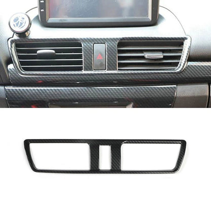 Carbon Fiber Style Vent Trim Cover for Mazda 3 Axela (2014–2018)