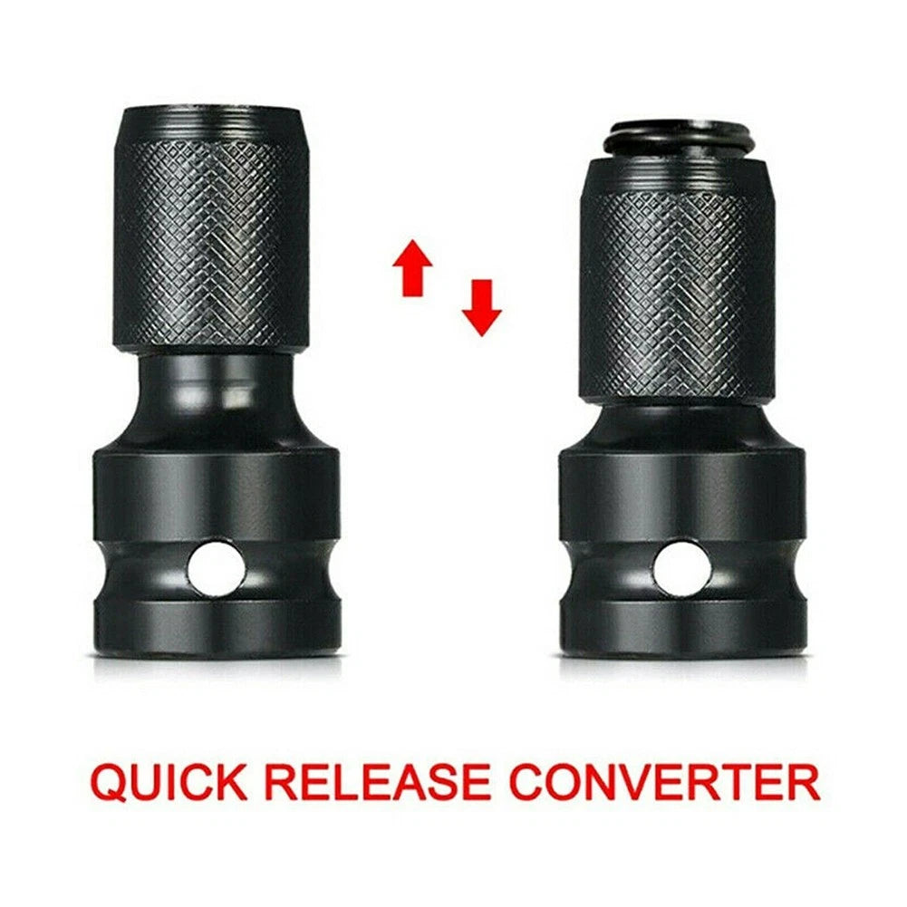 Chuck Adapter for Driver Mechanical Repair (1/2" Drive, 1/4" Hex)