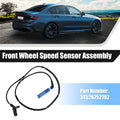 ABS Wheel Speed Sensor Rear Left Right Black Blue for BMW 330Ci (2001–2006)