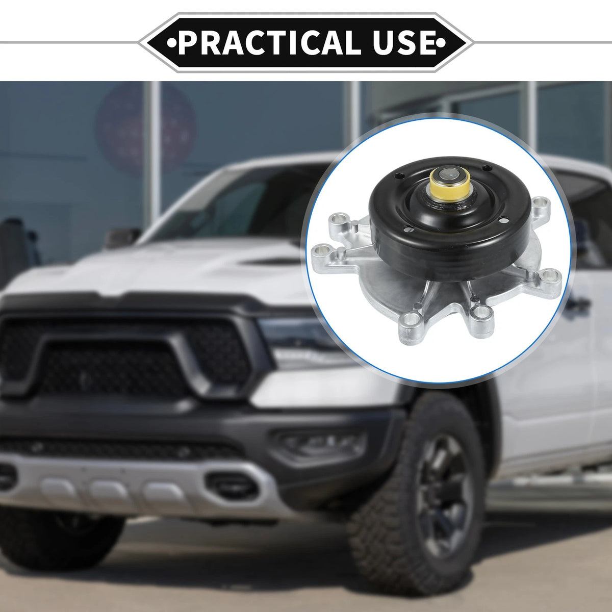 Water Pump Replacement for Chrysler Aspen for Dodge Dakota (2003–2011)