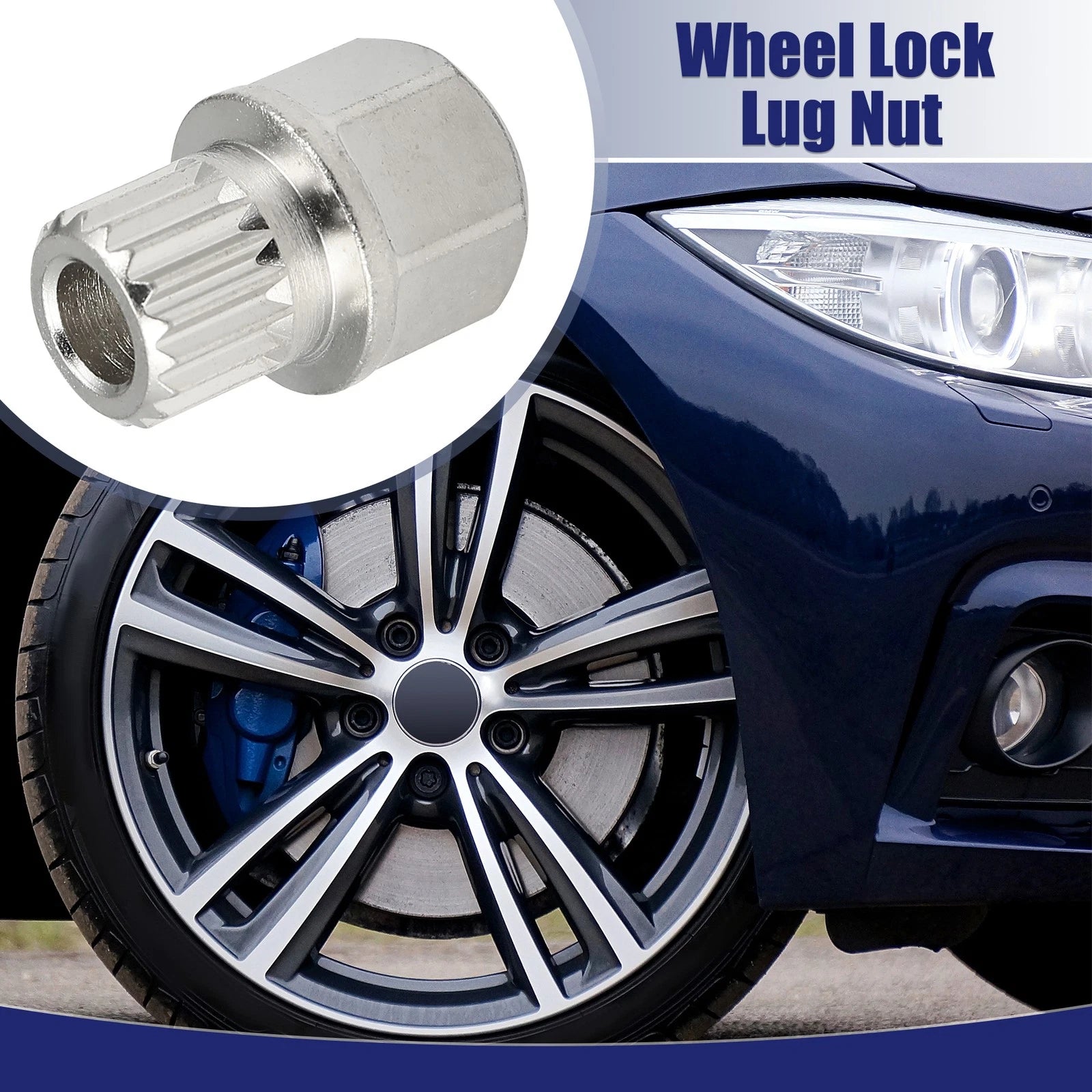 Anti Theft Wheel Lock Lug Nut Key for BMW (2007–2022)