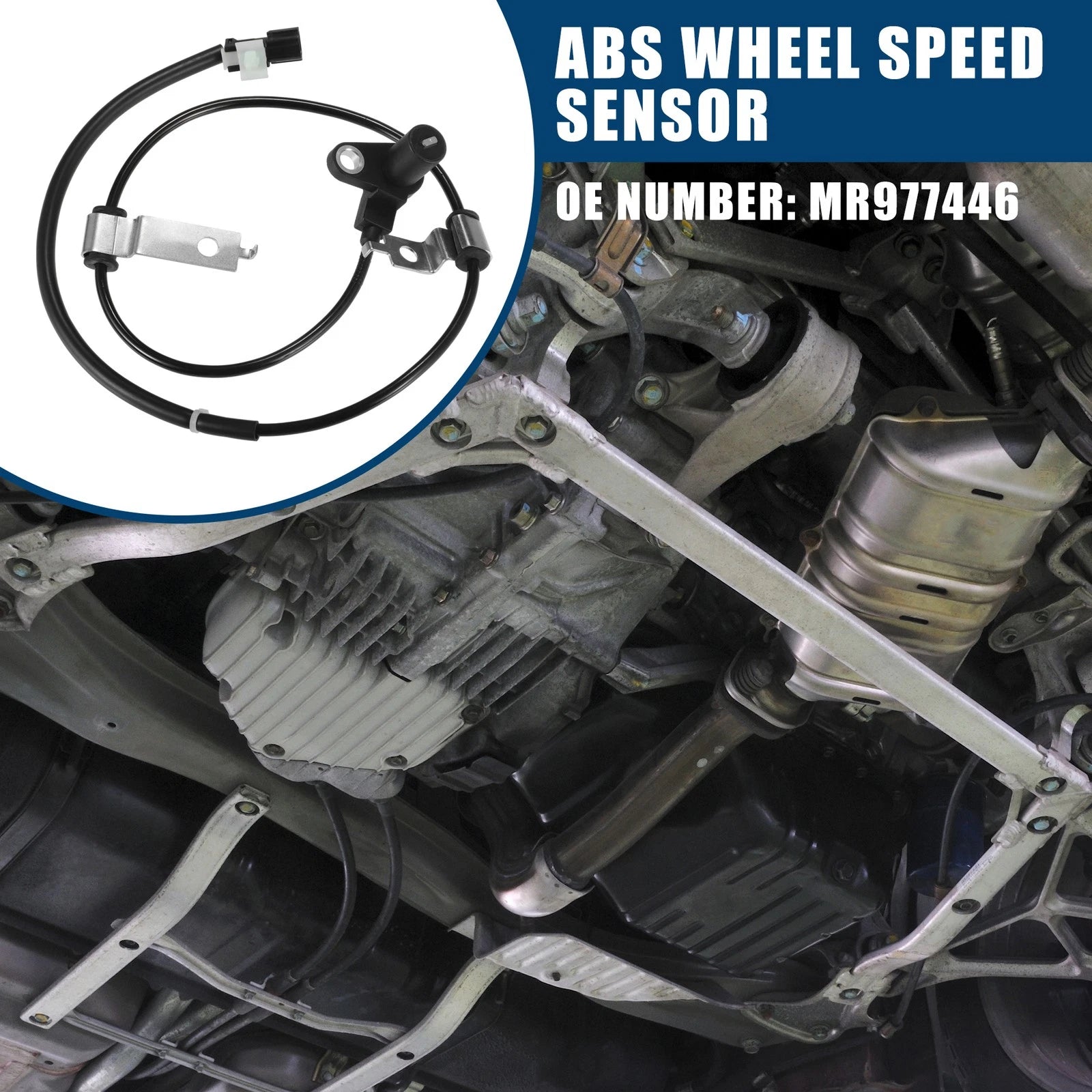 ABS Wheel Speed Sensor Front Left Replacement for Mitsubishi Shogun Pinin (2001–2003)