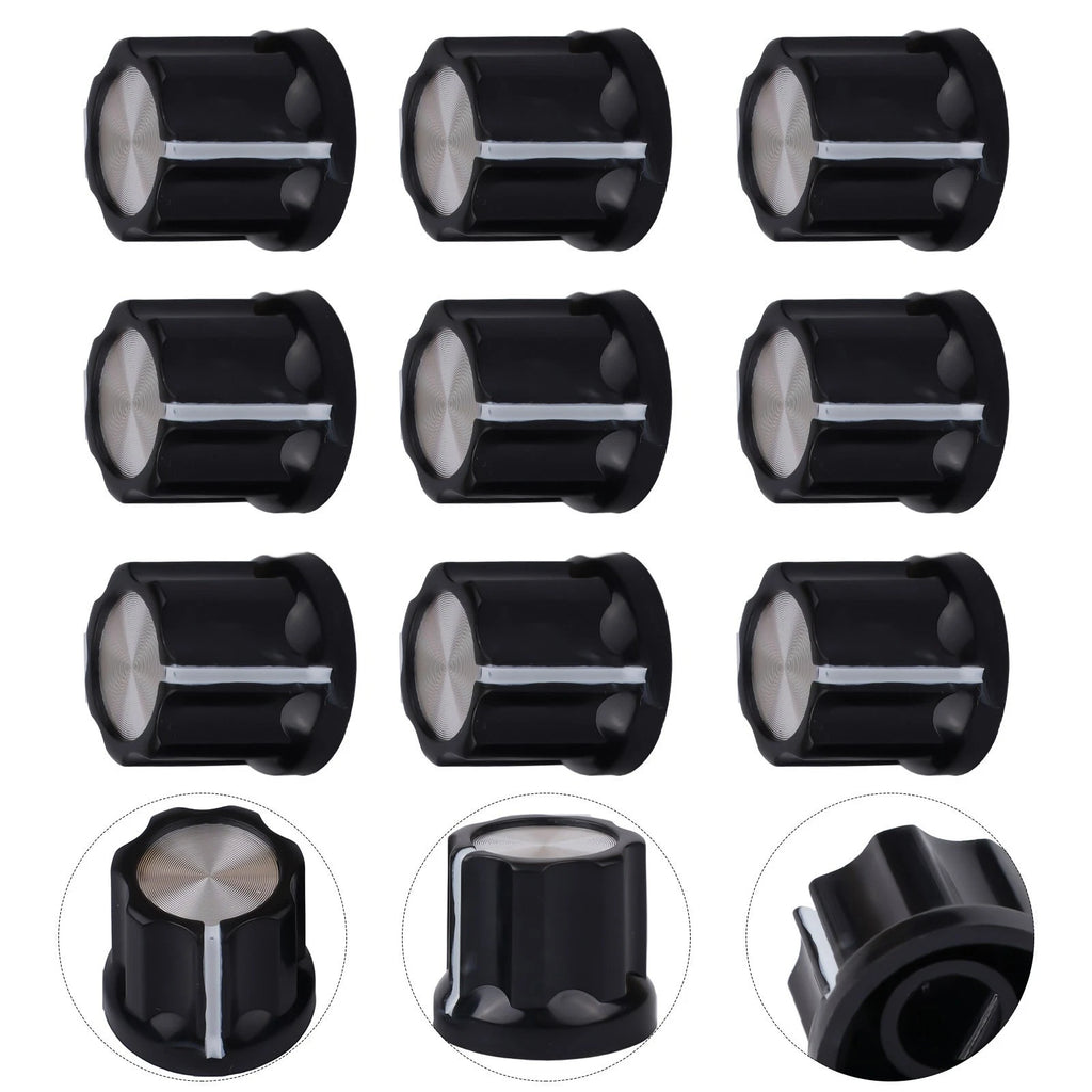 10pcs Tone Knobs for Electric Guitar Potentiometer Volume Control