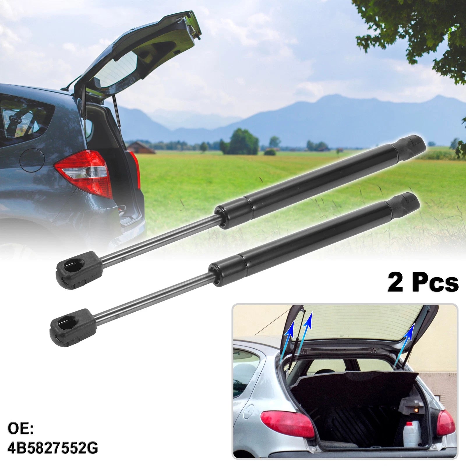 Rear Hatch Lift Support Gas Struts Replacement for Audi A4 A6 (2001–2008)