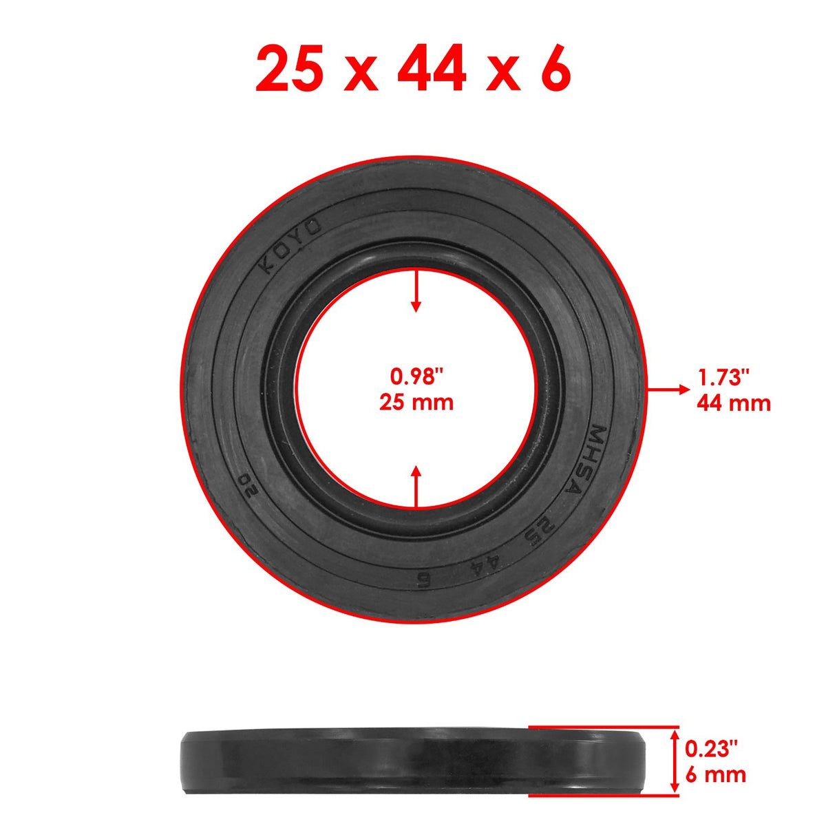 Steering Stem Bushing Bearing Seal Kit for Yamaha YFZ450 (2004–2013)