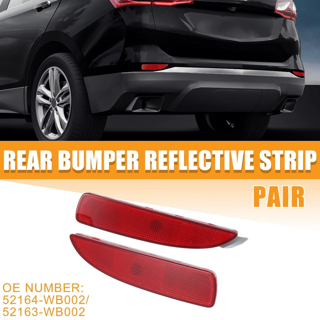 Pair Rear Bumper Reflector Side Marker Replacement for Toyota Yaris (2006–2020)