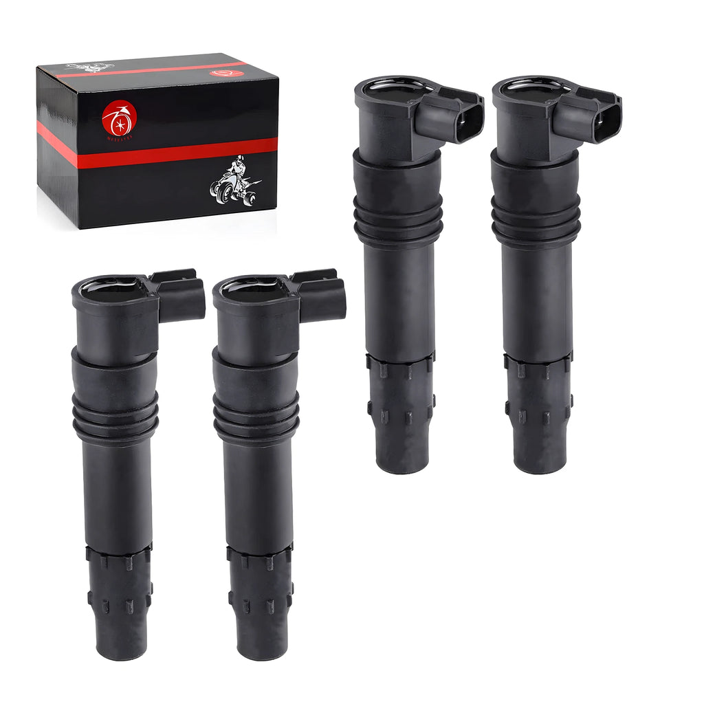 Set of 4 Ignition Coils for Suzuki GSX-R600 GSX-R750 GSX-R1000 GSX650F GSX1300BK AN650