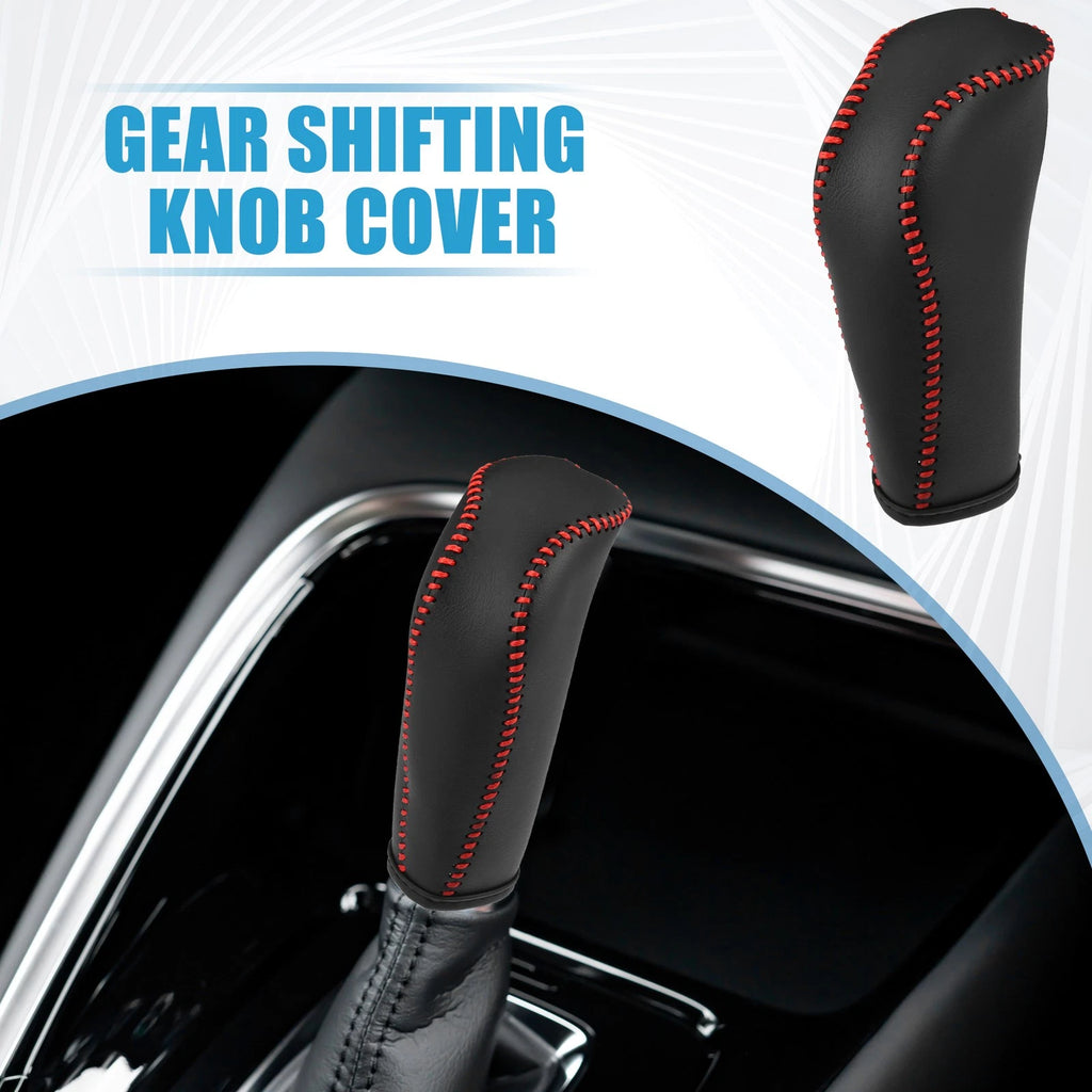 Gear Shift Lever Cover Interior Replacement for Honda Fit (2014–2018) Red