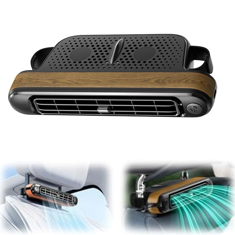 Compact USB Car Fan for SUV RV Boat (Adjustable Speeds)