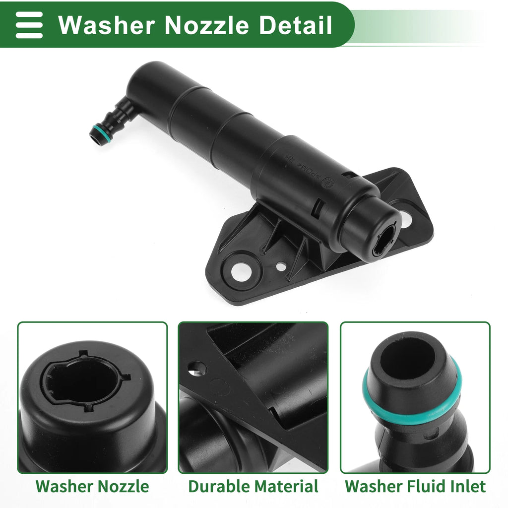 Front Passenger Side Headlight Washer Nozzle for KIA Sportage III (2010–2016)