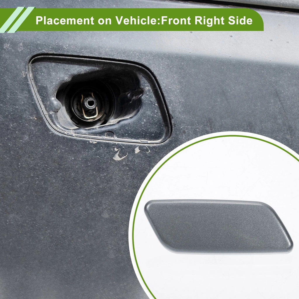 Front Right Washer Nozzle Cover Cap for Toyota Prado (2012–2015) Gray