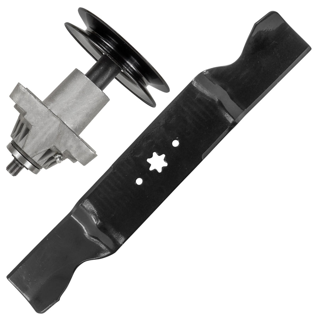 Deck Spindle and Blade Replacement for White Outdoor ZT-54 (2012–2018)