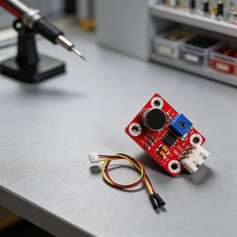 Audio Sensor for Arduino-Compatible (Pin Header, Terminal Block I/O)