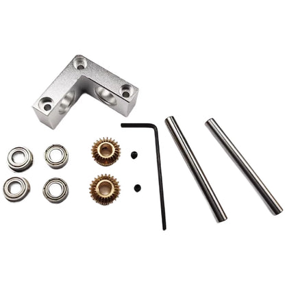 Right Angle Rotator 90 Deg Gear Ratio Dual Bearing Support for Mini