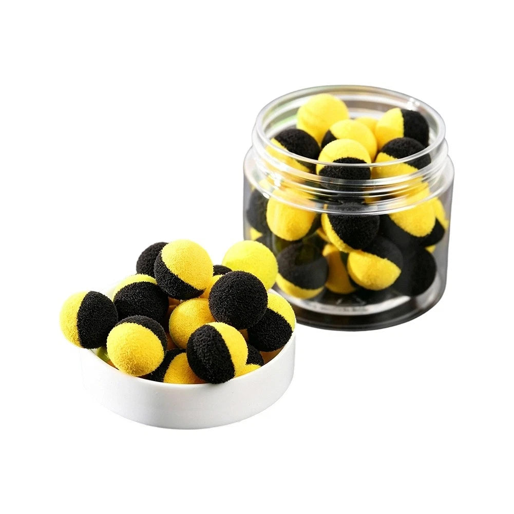 30pcs EVA Dual Tone Float Beads for Fishing