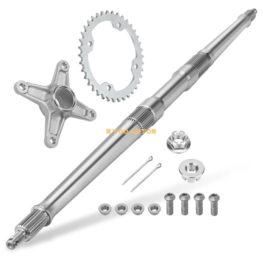 Rear Axle Shaft with Sprocket Hub for Yamaha YFZ450 (2004–2005) 5TG-25381-00-00