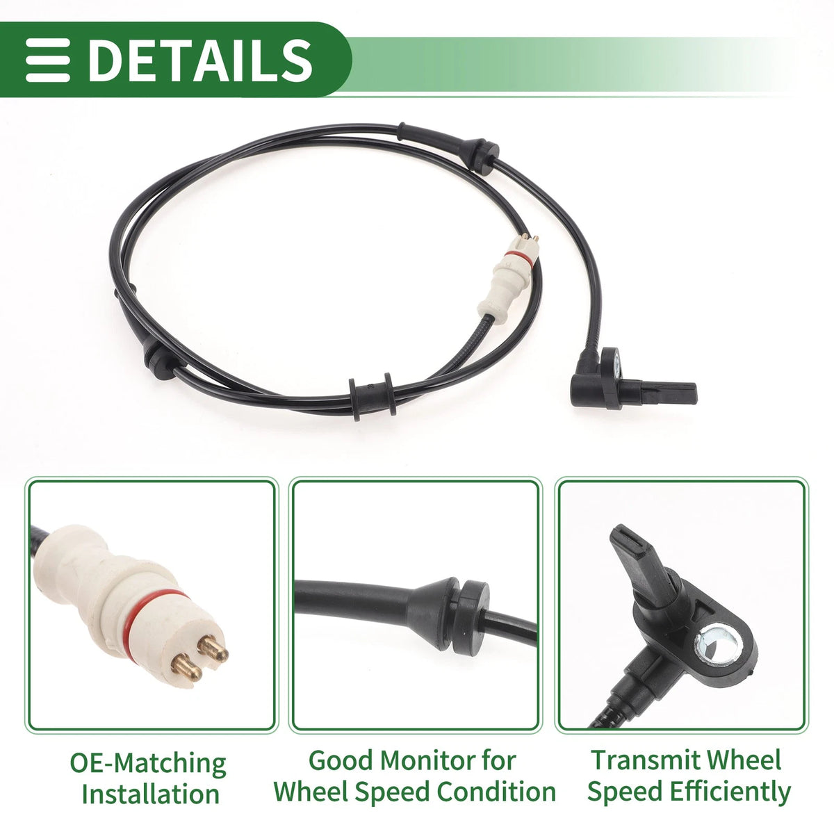 ABS Wheel Speed Sensor No. 46763852 for Alfa Romeo GTV 916 (1995–2005)