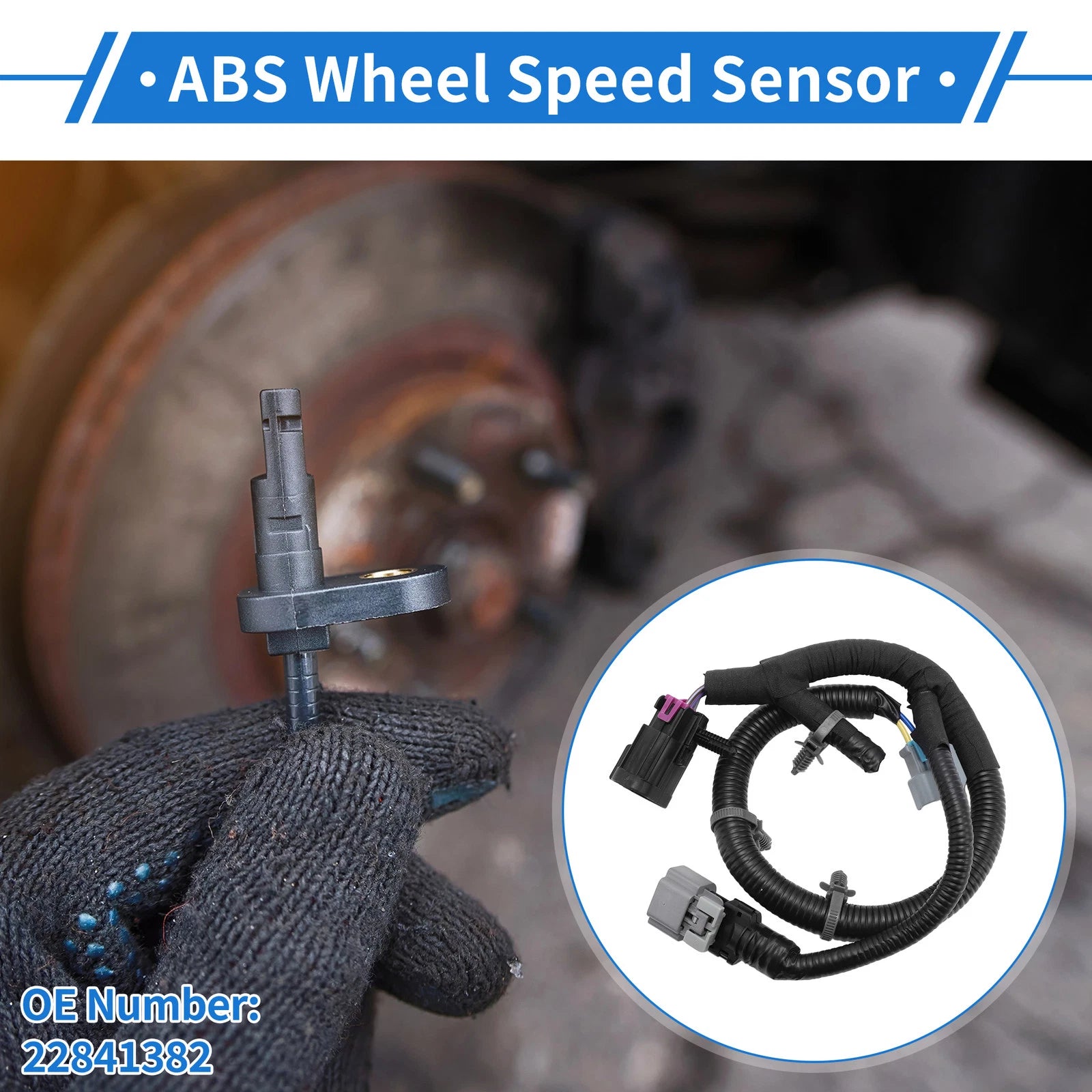 ABS Wheel Speed Sensor No. 22841382 for Cadillac SRX (2014–2015)