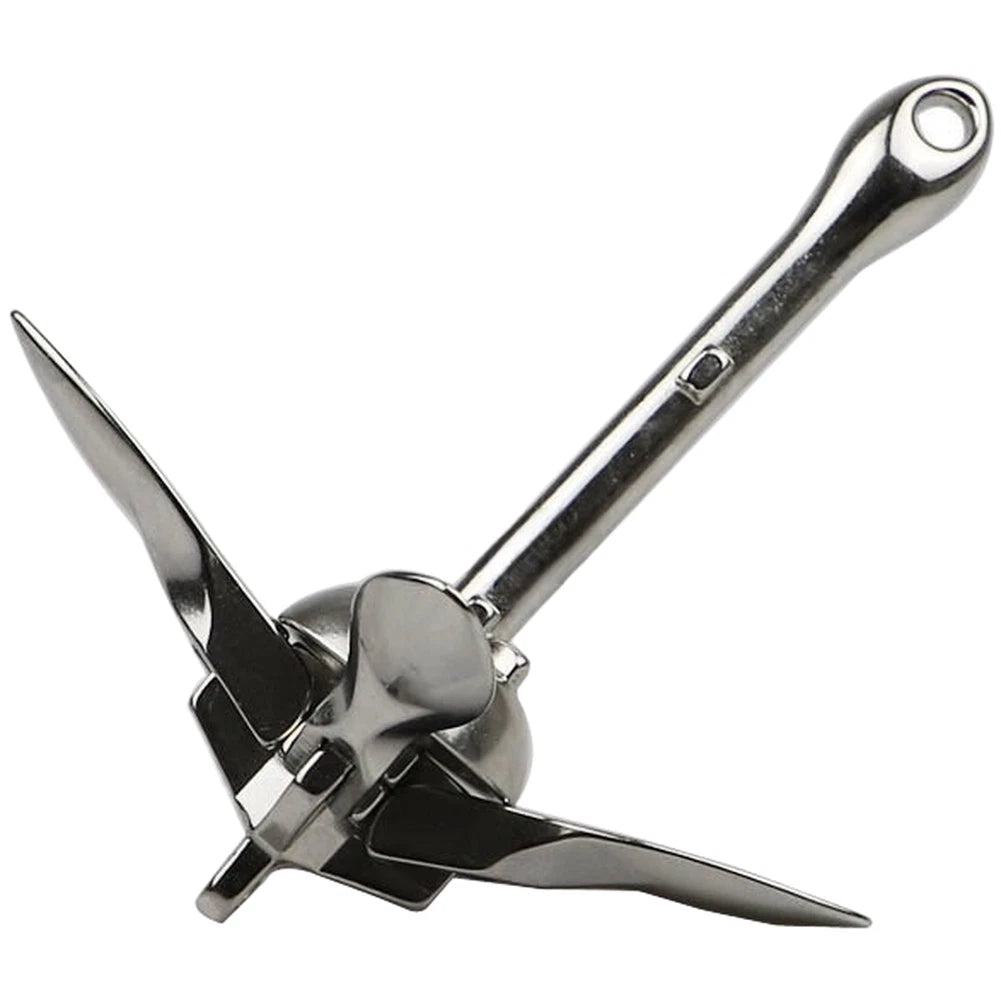 Compact Folding Anchor Designed Like an Umbrella for Boats Using 316 SS