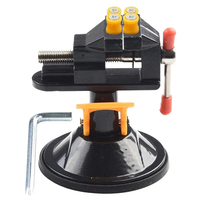 Suction Cup Vice 30mm Clamping Range for Stability (Black)