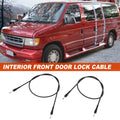 2pc Cargo Door Left Upper Lower Latch Release Cable for Ford E150 E250 E350 (1997–2022)
