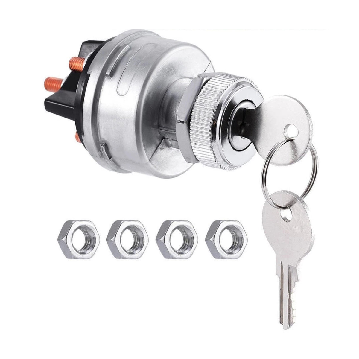 4 Position Ignition Switch for Car Truck Tractor (12V/24V)