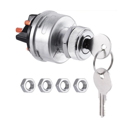 4 Position Ignition Switch for Car Truck Tractor (12V/24V)