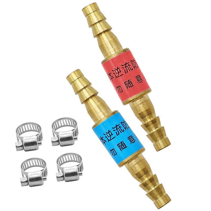 2X Flashback Arrestors with 4 Clamps for Welding Applications