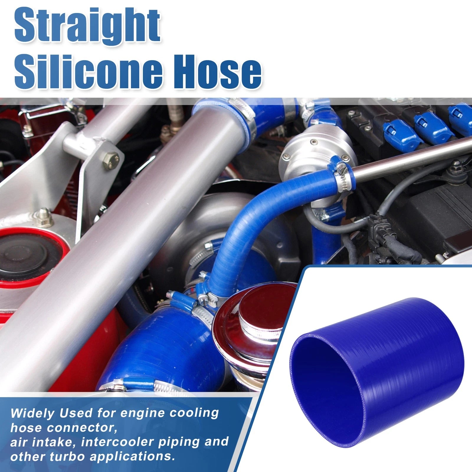 Silicone Reducer Hose Coupler 5" ID x 6" Length Intercooler Blue