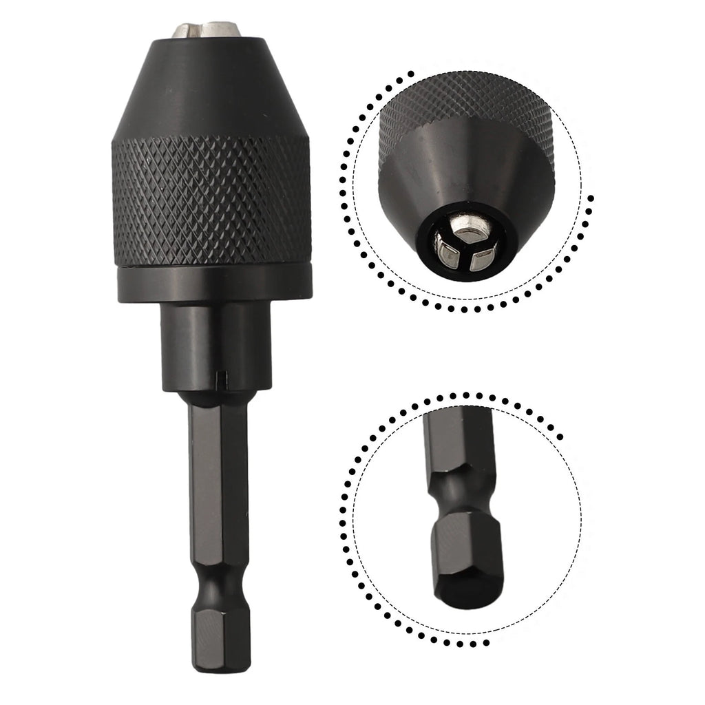 Quick Change Drill Chuck 0.3-6.5mm 1/4" Adapter for
