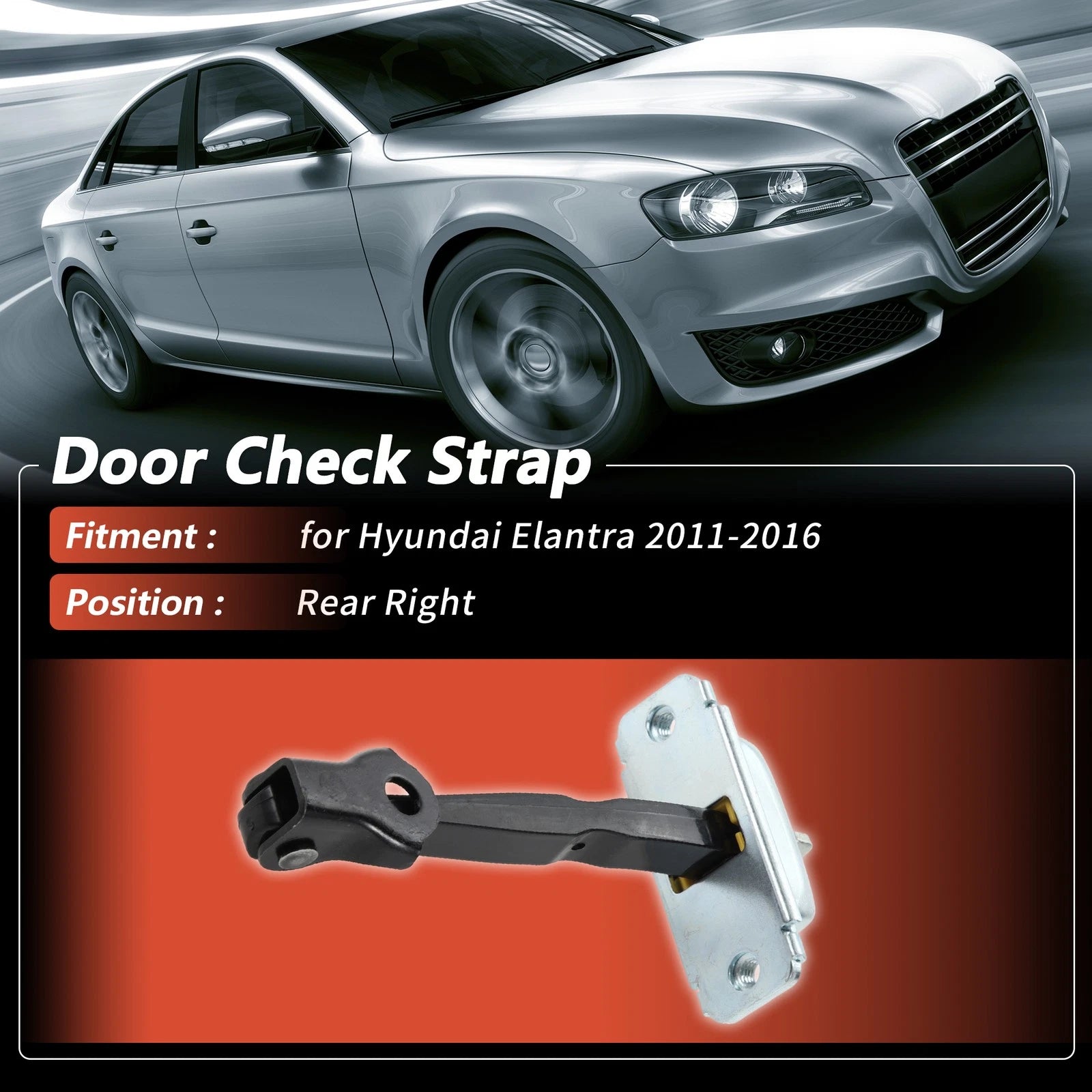 Rear Right Door Check Strap Replacement for Hyundai Elantra (2011–2016)