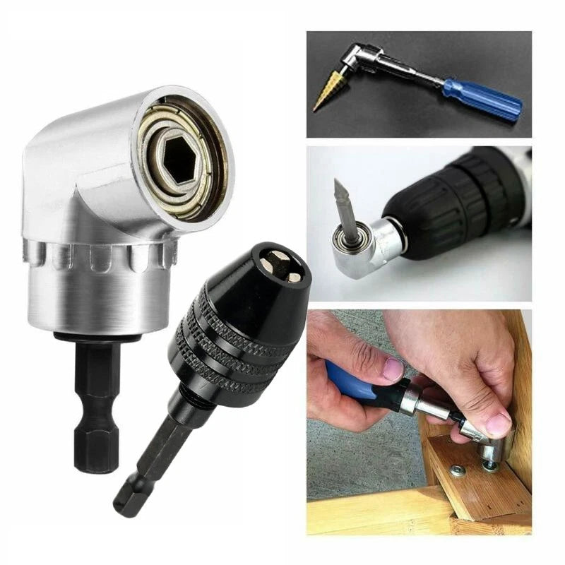 Angle Driver Screwdriver Converter Adapter for Drill Chuck
