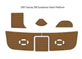 EVA Foam Swim Platform Pad for Sea Ray 290 Sundancer (1997)