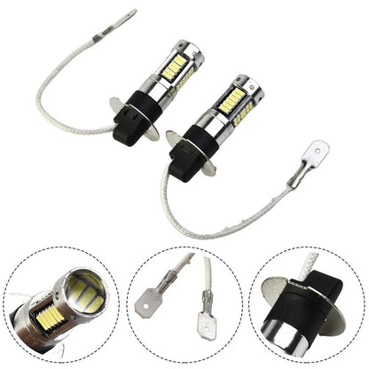 2X H3 LED Fog Light Bulbs for