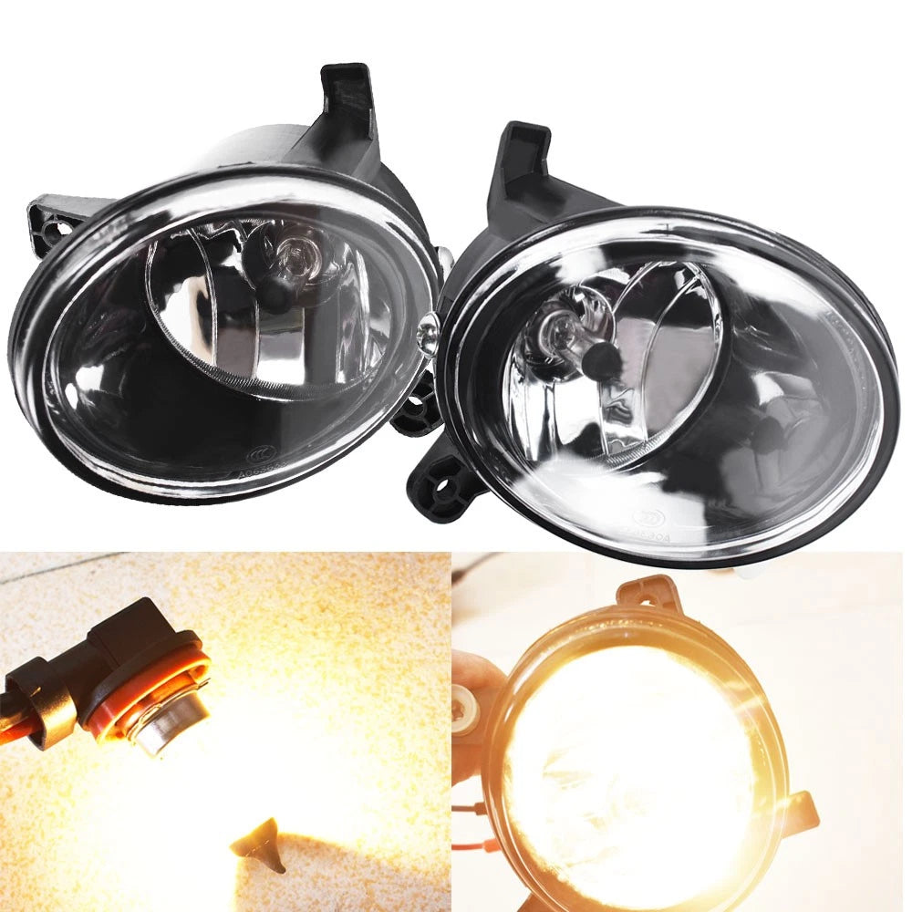 L+R Pair Fog Light Lamp for Audi A4 S4 B8 (2009–2012)