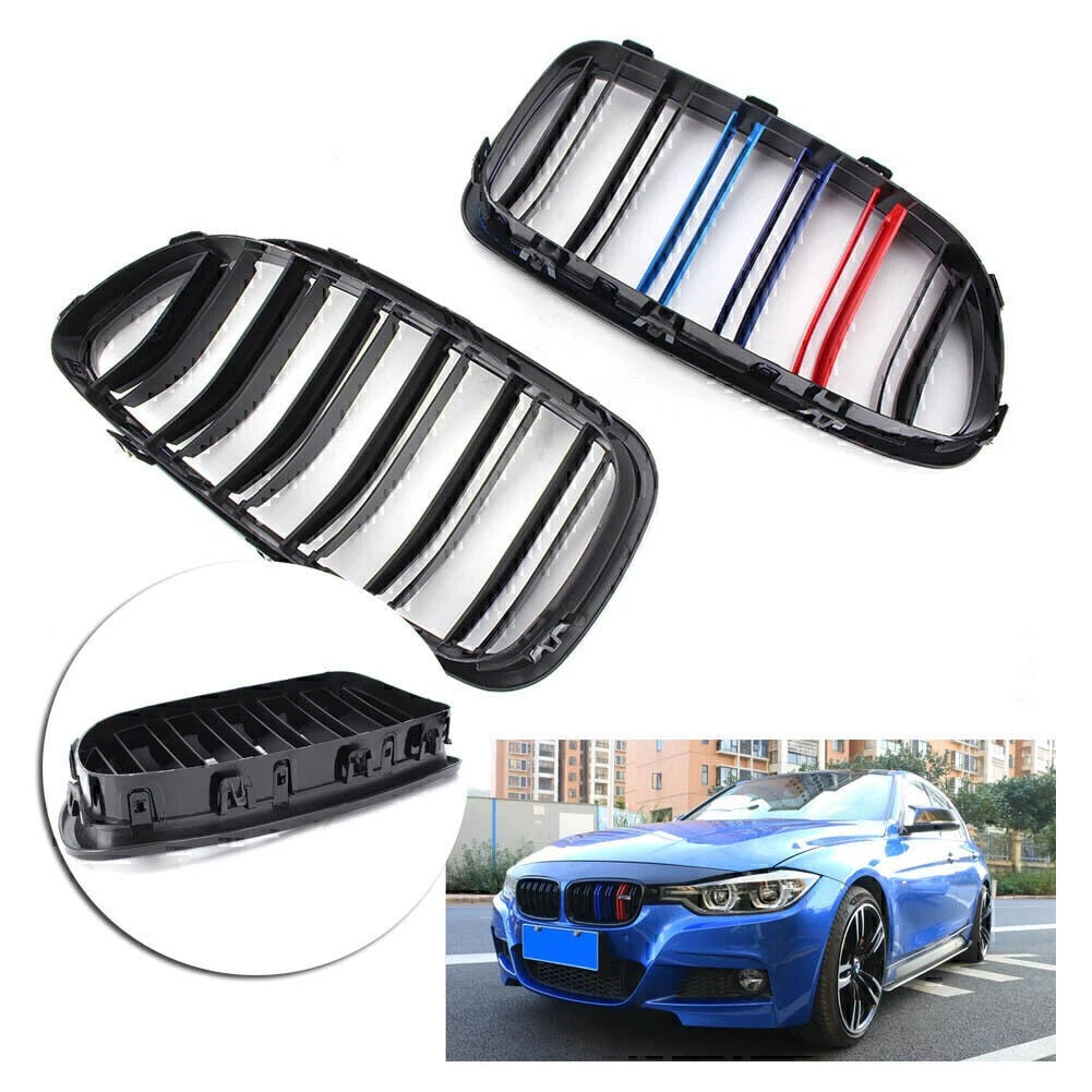 Double Line Mesh Grille Trim for BMW F18/F10 (2010–2014)