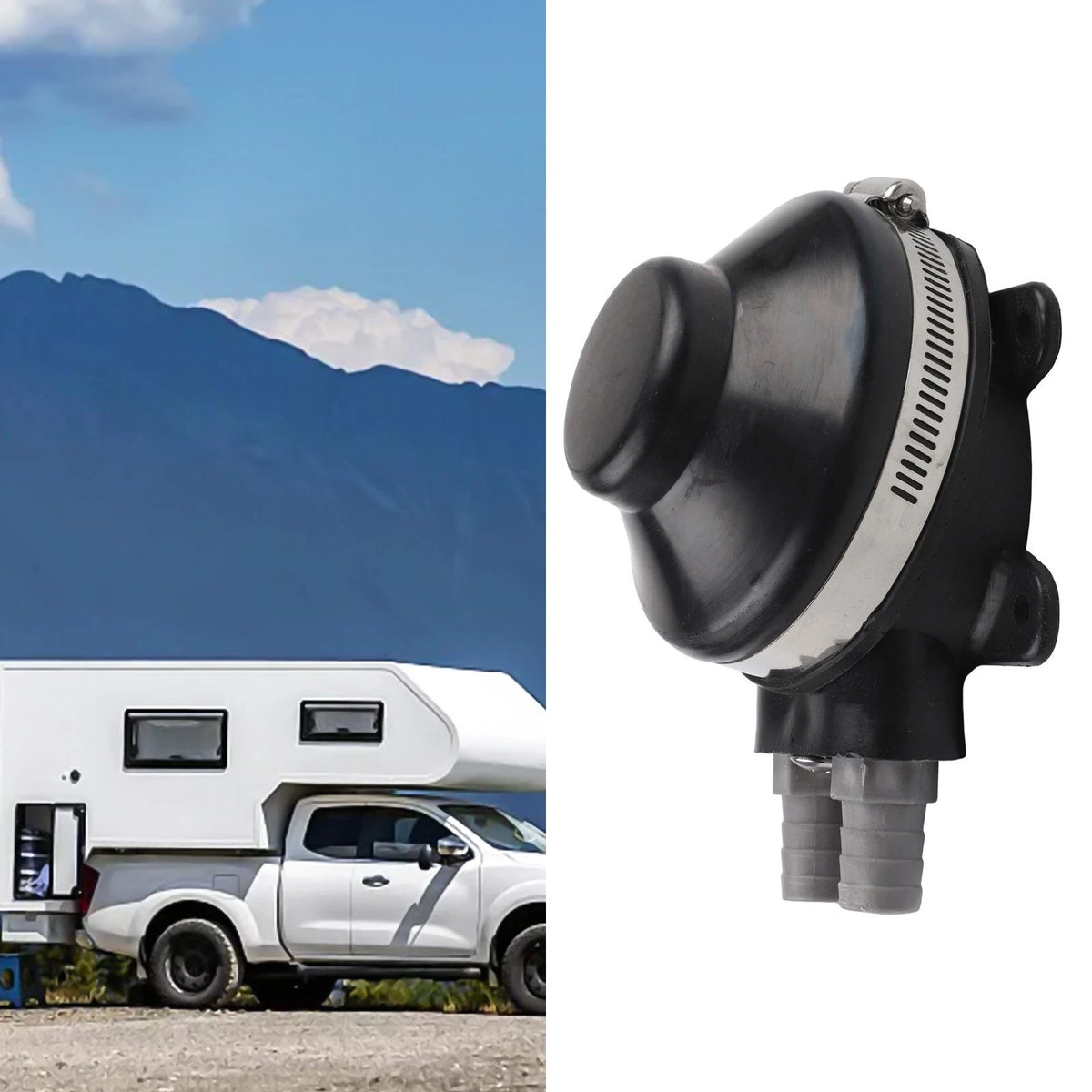 Foot Operated Water Pump for RV Bathroom Sink (Efficient Flow)
