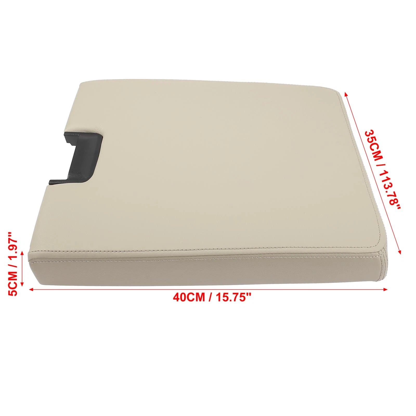 Car Center Console Cover Beige Replacement for Chevrolet Silverado 1500 (2007–2013)