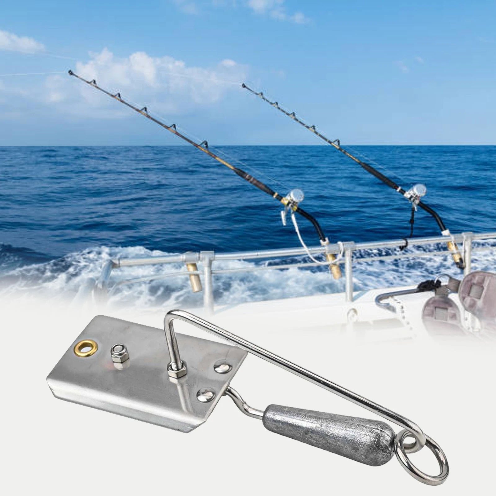 Fishing Trolling Diving Board for Universal Use (Stainless Steel)